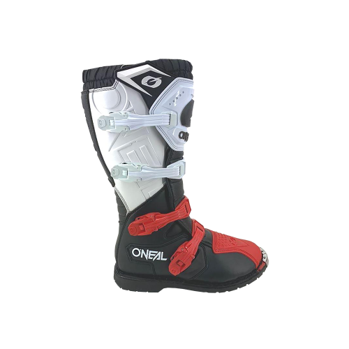 BOTAS O´NEAL RIDER PRO 2021 - PRETO / BANCO / VERMELHO